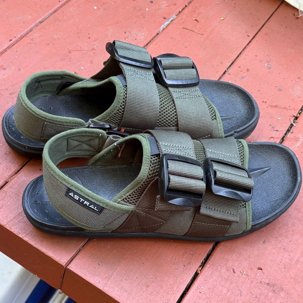 Astral Men's Olive Green Outdoor Sandals
